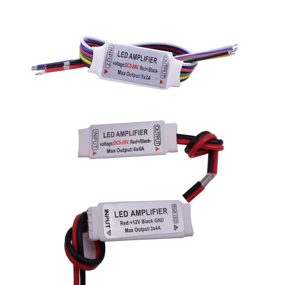 Led Amplifier Repeater Controller DC5 12V 24V Signal Accessory for RGB RGBW RGBCCT RGBWW 5050 3528 Led Strip Light 4 5 6Pin