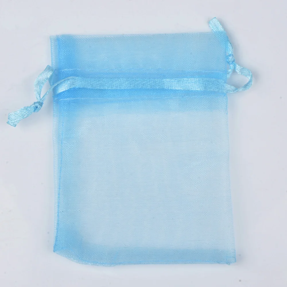 500pcs/lot Wholesale Organza Bags 7x9 9x12 10x15 13x18cm Drawable Wedding Packaging Gift Bag Party Jewelry Bags Pouches