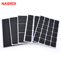 NAIERDI 1-24PCS Anti Slip Mat Self Adhesive Furniture Leg Feet Rug Felt Pads Bumper Damper For Chair Table Protector Hardware