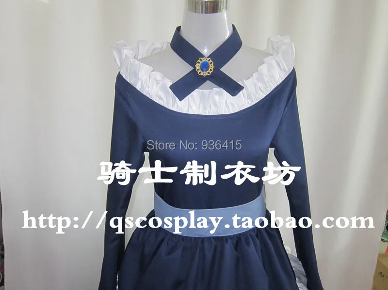 Mirajane strauss cosplay costume blue dress 11