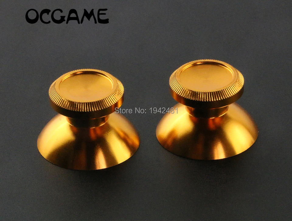 30pairs=60pcs Aluminum Metal Joystick Cap Cover Replacement Alloy Joystick 3D Rocker Caps for PS4 Xbox One Controller