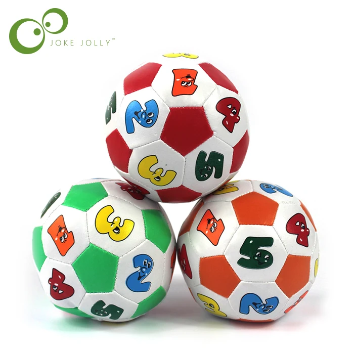 Children Kids Educational Toy Baby Learning Colors Number Rubber Ball Plaything