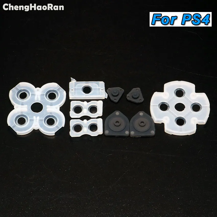 

ChengHaoRan 100Sets for Sony Playstation 4 PS4 Controller Conductive Silicone Rubber Pads Buttons,JDS-001 011