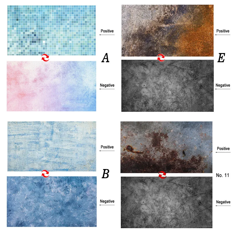 Fondo fotográfico de doble cara con textura de cemento y mármol, diferentes estilos, madera, estudio de fotografía, utilería para cosméticos de comida, Mini artículo