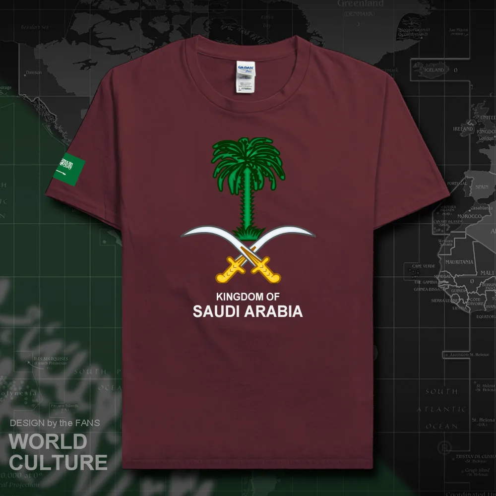 Saudi Arabia Saudi Arabian SA SAU men t shirt fashion 2019 jersey nation team 100% cotton t-shirt fitness clothing tees new 20