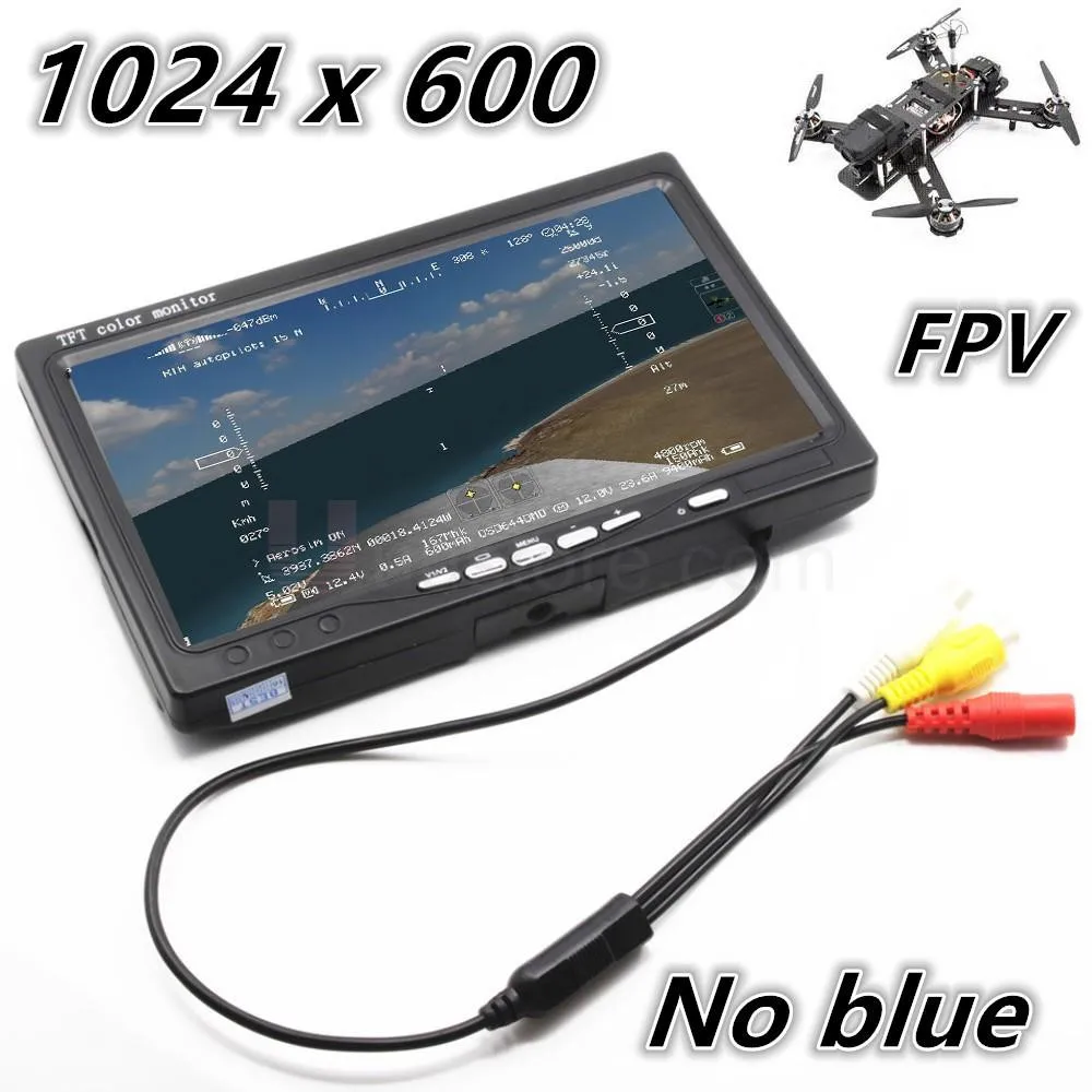 no-blue-7-lcd-color-1024-600-fpv-monitor-video-screen-7-inch-rc-car-multicopter-dji-phantom-zmr250-qav250-racing-drone