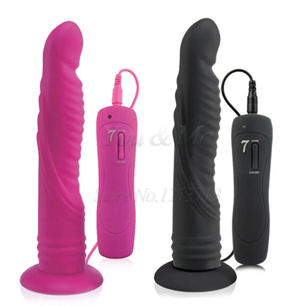 7 Speeds Realistic Big Dildo Vibrator for Women Silicone Strap on Huge Dildo Suction Cup Anal Vibrators Butt Plug Adult Sex Toys