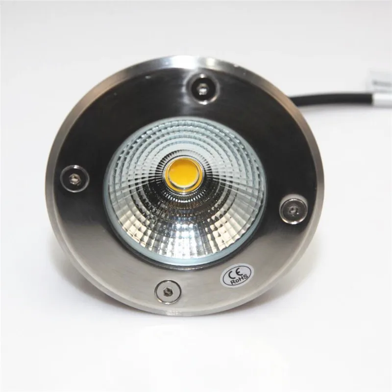 6PCS/Lot 15W COB LED Underground Light Spot Lamp IP68 Waterproof Lamp Outdoor Under Ground Garden Light AC85-265V/DC12V