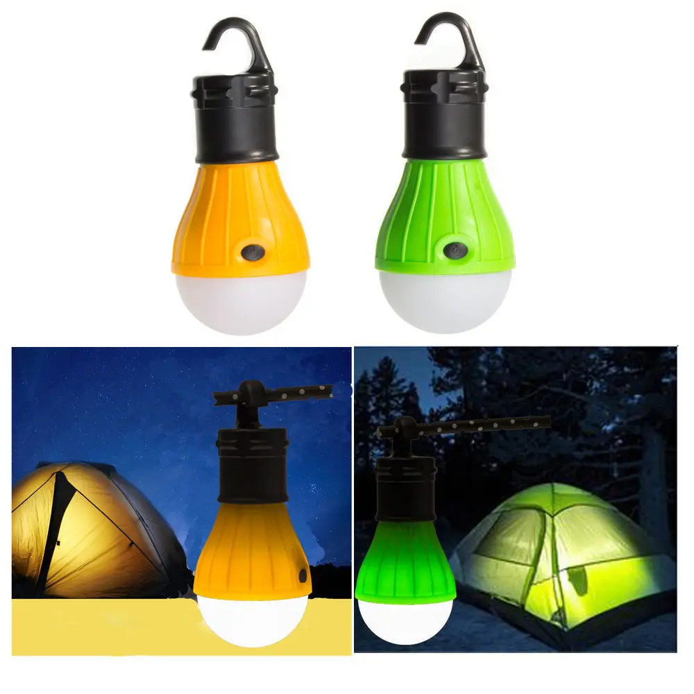 4 pcs Ao Ar Livre 3 LED Camping Luzes Ligadas Três-shift Dimmable Luzes Barraca de Acampamento Lanterna luz de Emergência