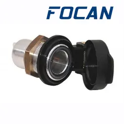 FOCAN-toma de corriente de alta resistencia para coche, enchufe con montaje en Panel para encendedor de cigarrillos, 12V, 16A, Euro