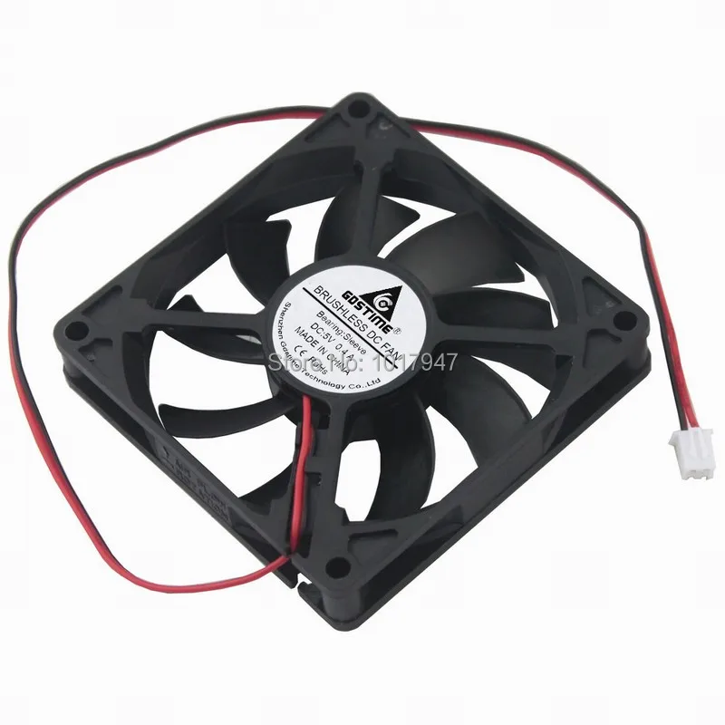 

10PCS lot Gdstime DC 5V 8015 80mm 8cm 80x15mm 2Pin Mini Cooler Radiator Motor Fan Cooling 5V