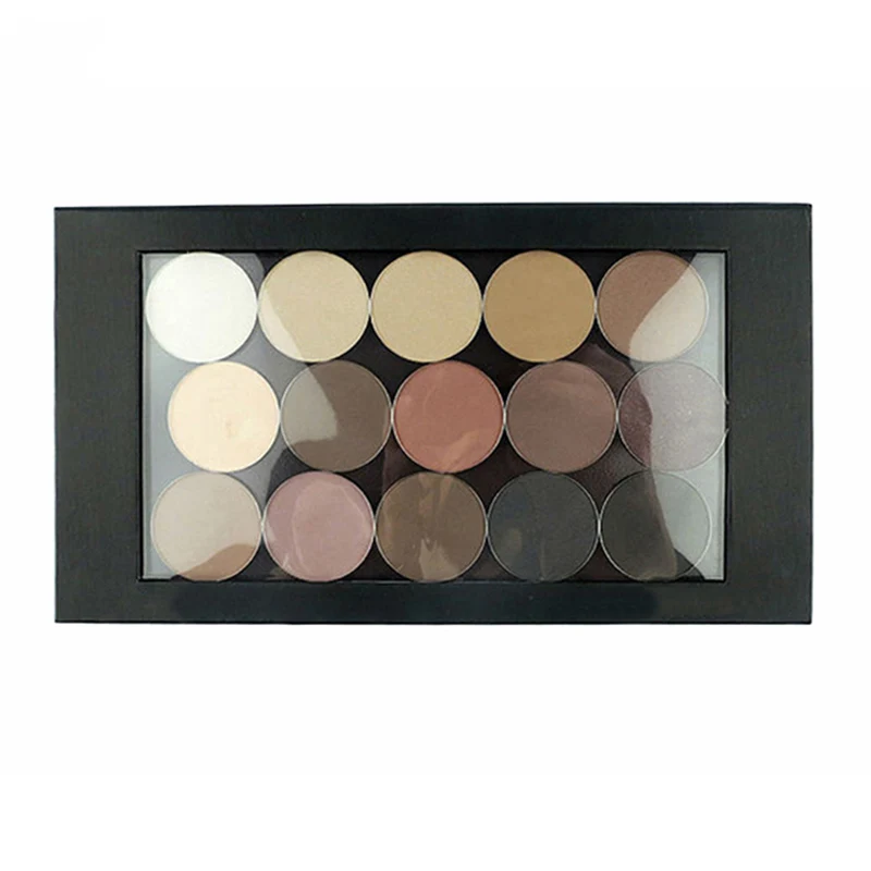 Wholesale 8pcs/lot Shadow Palette 3~10days to Arrive Black Large Empty Magnetic Palette Eyeshadow Makeup Pallete-Fill 18*36mm