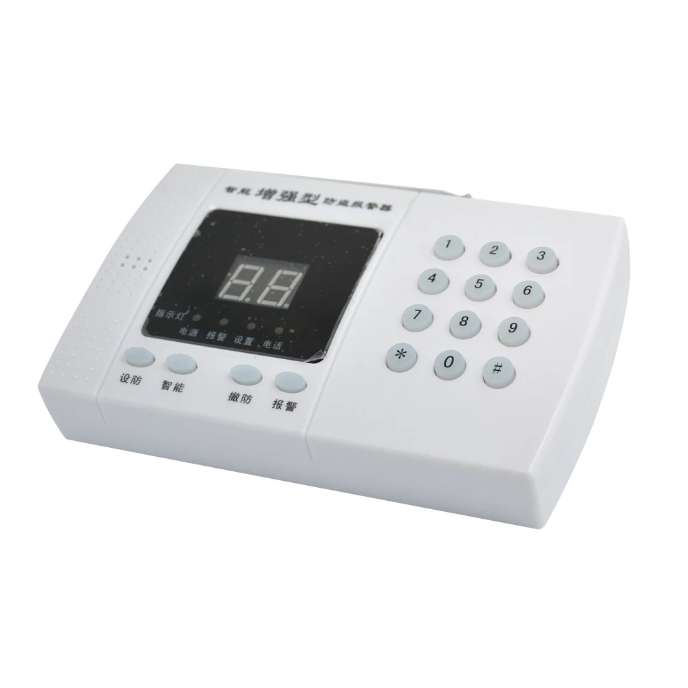 1Set Home Security PSTN Alarm System Telephone Dialer 99 Wireless Zones 433MHz Wireless PIR Motion Detector Door Contact Sensor