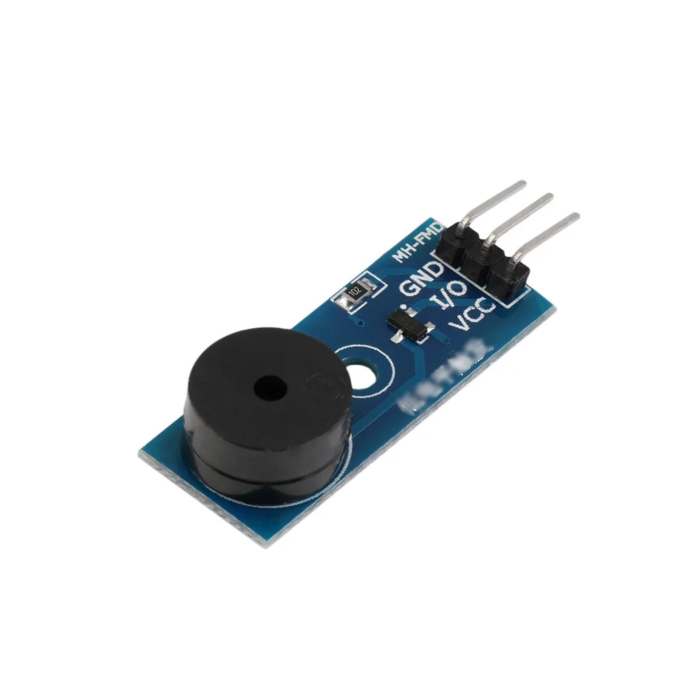 Sensor de módulo de alarma de zumbador activo de Transistor S8550 para coche inteligente Arduino, nuevo
