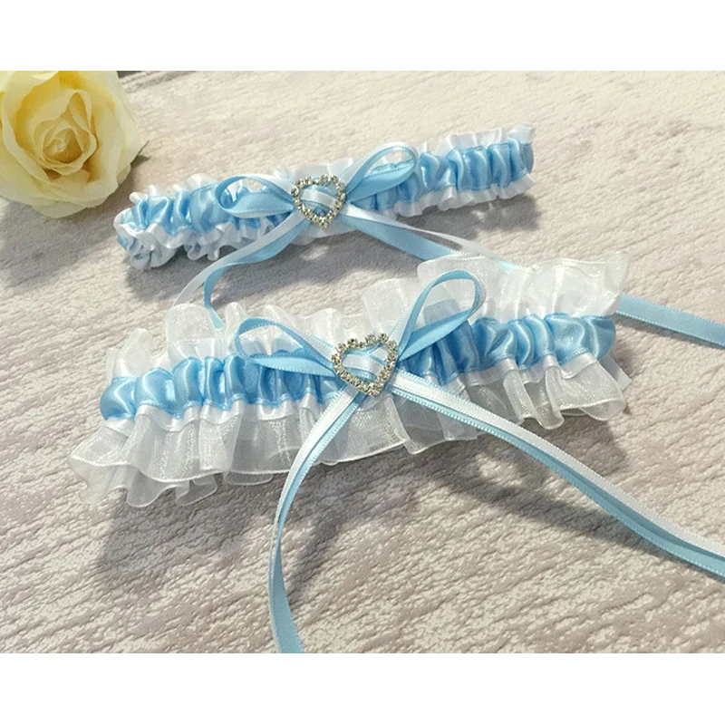 

2Pc/set Top quality Wedding supplies bridal Garter Women's Sexy Lingerie Leg Ring Garters Wedding Party Accessories Decoration