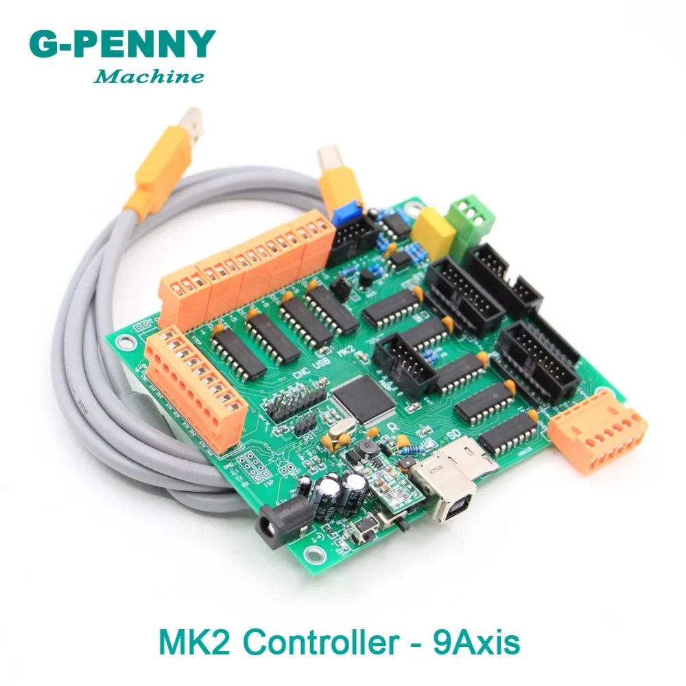 

3 Axis 4 Axis 5 Axis USBCNC Controller CNC USB Interface Board DIY MK2 100kHz Multi-axis multifunctional control board