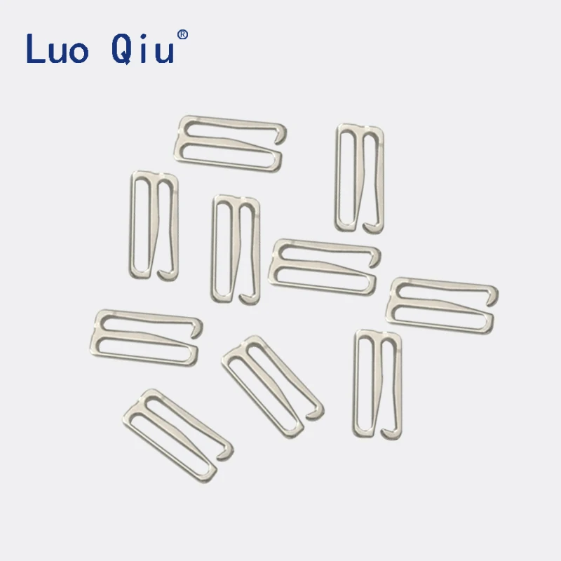 Серебряные металлические застежки-клипсы с покрытием для регулировки нижнего белья 50 шт./лот Тип 9 Высокое качество 25 мм Luo Qiu