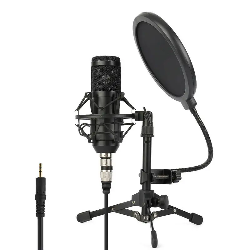 Professional bm 800 Studio Microphone bm800 Condenser Microphone Kits Audio Vocal recording Braodcasting for Computer