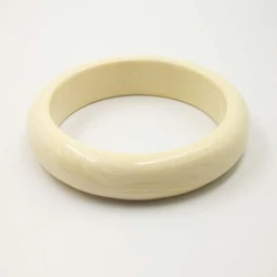 Resin Women Bracelet  ivory Color bangels Luxury Festival Gifts For cuff bracelets Lady accessories on hand