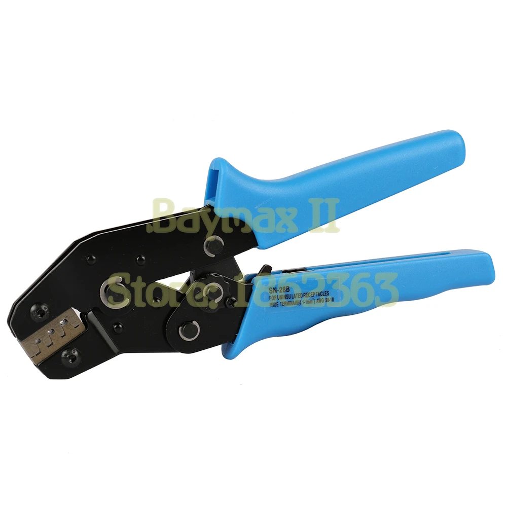 SN-28B Pin Crimping Tool 2.54mm 3.96mm 28-18awg 0.1-1.0mm2 for Dupont Terminals with Wire-electrode Cutting Die Sets