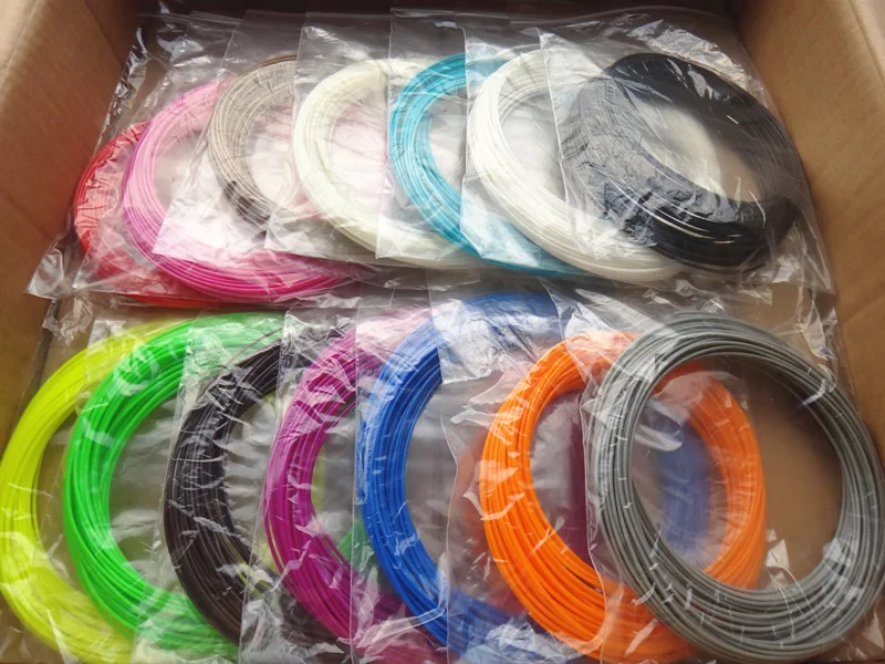 20M 3d włókna do drukowania ABS 1.75mm do rysowania 3D pióro do drukarki MakerBot RepRap UP Mendel