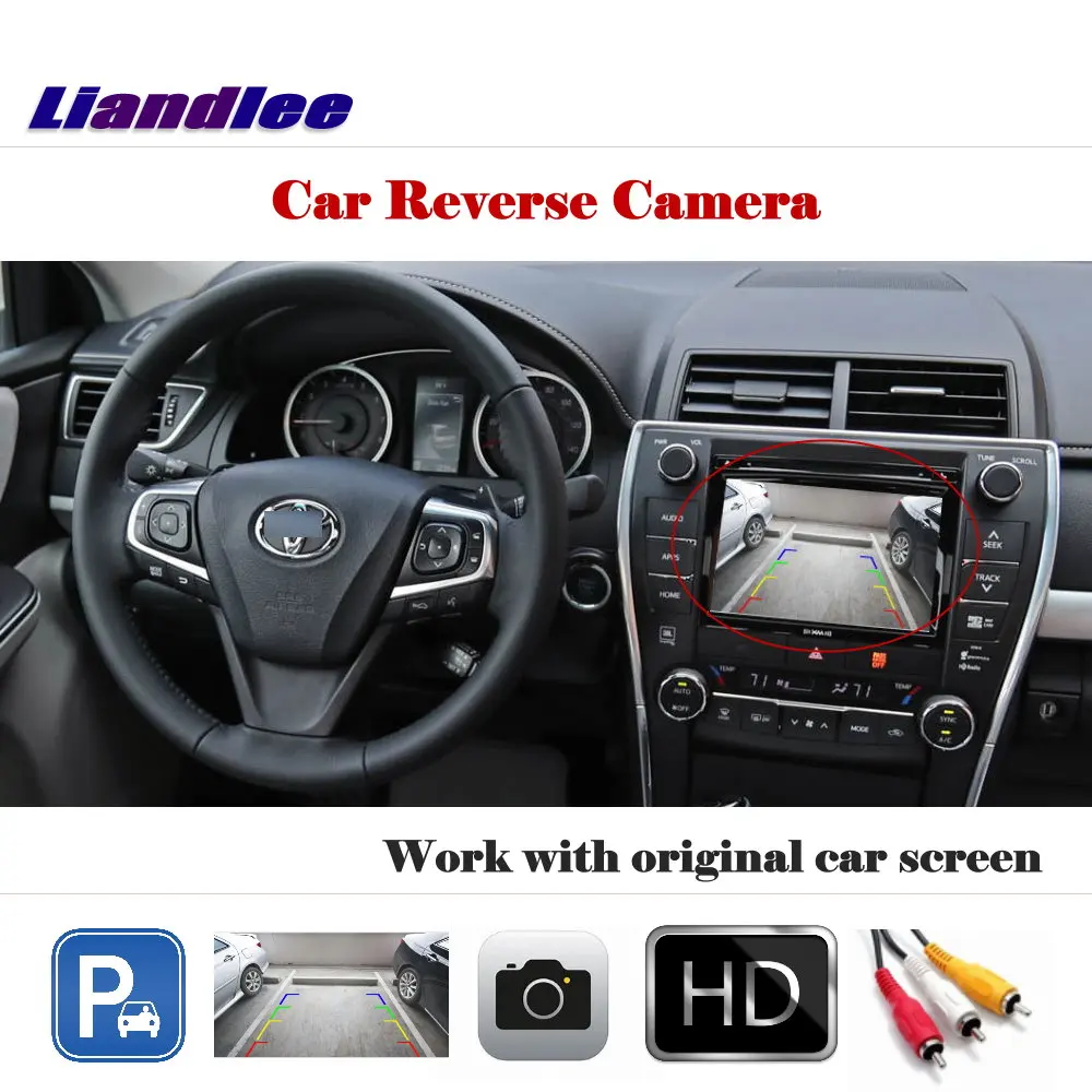 For Toyota Camry XV50 2011-2017 Auto Reverse Rear Camera HD CCD Back Parking CAM Work With Car Factory Screen