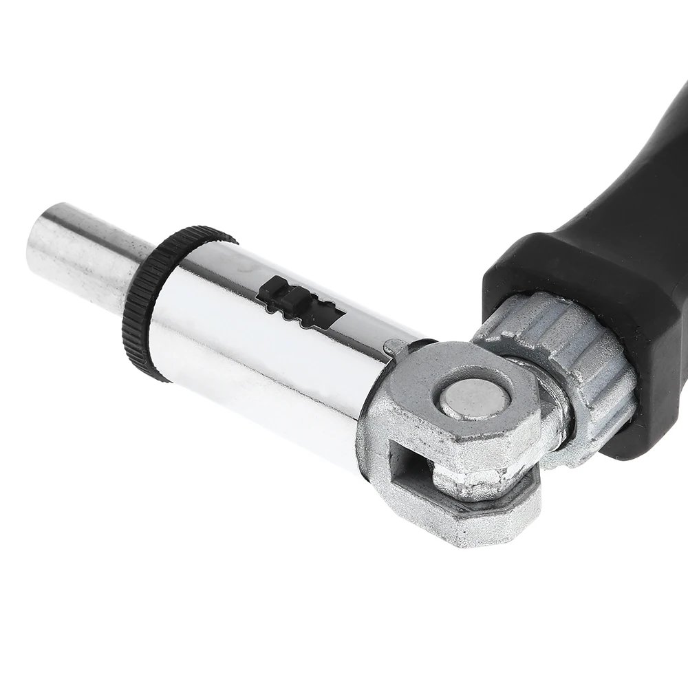 0-180 Degrees Multifunctional Ratchet Screwdriver Wrench with 1/4 Inch Inner Hexagon Interface Support Turning Right or Left