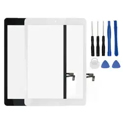 2017 A1822 A1823 Touch Screen For iPad 5th Generation 5 Digitizer Front Glass With home button +cable+Tools+AAA quality