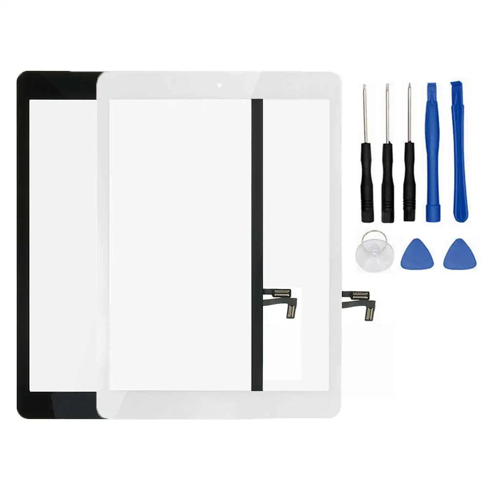 2017 A1822 A1823 Touch Screen For iPad 5th Generation 5 Digitizer Front Glass With home button +cable+Tools+AAA quality