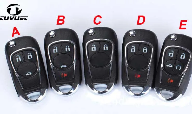 

Modified Folding Flip Remote Key Shell for Buick Excelle Lacrosse XT GT Regal Car Key Case for Chevrolet Cruze Aveo Malibu