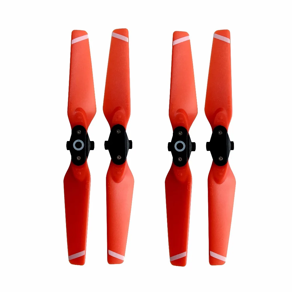 4pcs Propeller for DJI Spark Drone Quick-Release Props Folding 4730 Blades Accessories Spare Parts Wing Screw Blue red white