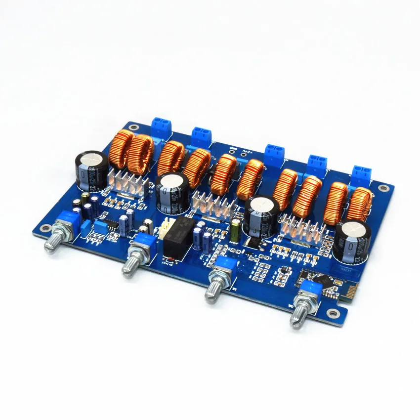 4.1 channel TPA3116 4*50W+100W digital stereo Bluetooth bass power amplifier board