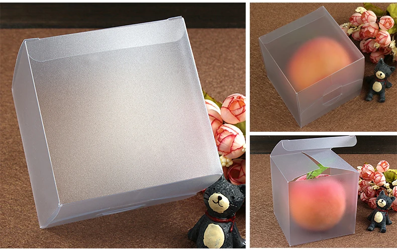 30pcs 9*9*9cm Frosted Pvc Box Plastic Clear Box Gift Boxes For Jewellery/Candy/food Packaging Display Boxes Diy Cases Storage