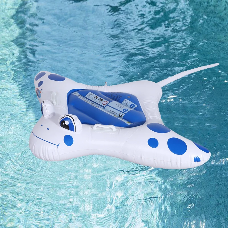 Swimming Pool Sea Floats Toy Inflatable Boat Floating Tool Pool Rafts Ride-ons Devil Fish Buoy Water Part Kid's Floats Chair