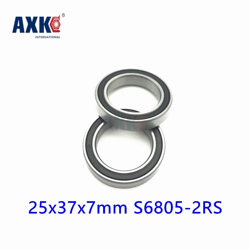 2023 New Arrival Rolamentos Thrust Bearing 100pcs S6805-2rs Ball Bearing 25x37x7mm Ss6805 2rs Bike Bottom Bracket Repair Parts