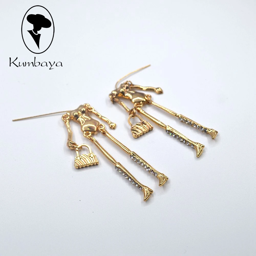 10 pcs/lot New Doll Necklace Alloy Naked Bodies with Crystal Legs White Gold DIY Accessories Handmade Statements NS238-09