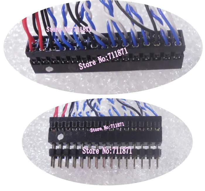 100cm 25cm 30P Female LVDS Screen Line Extension cord Male to Male 30P  Extension Connector 30P LCD Screen Cable Extend lengthen