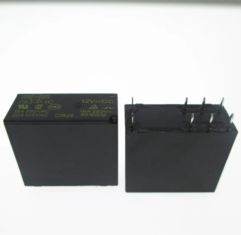 

HOT NEW 12V relay 793-P-1C-12VDC 793-P-1C 12VDC 12VDC DC12V 12V 16A 250VAC 8pin