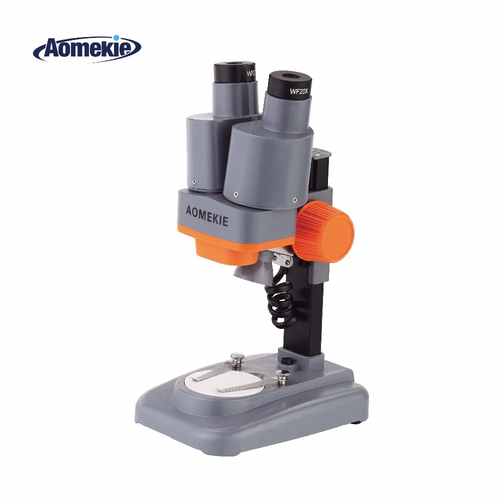 AOMEKIE-microscopio estéreo Binocular para niños, herramienta de reparación de teléfono, 40X, LED, PCB, soldadura, espécimen Mineral, observación de Ciencia, Educación