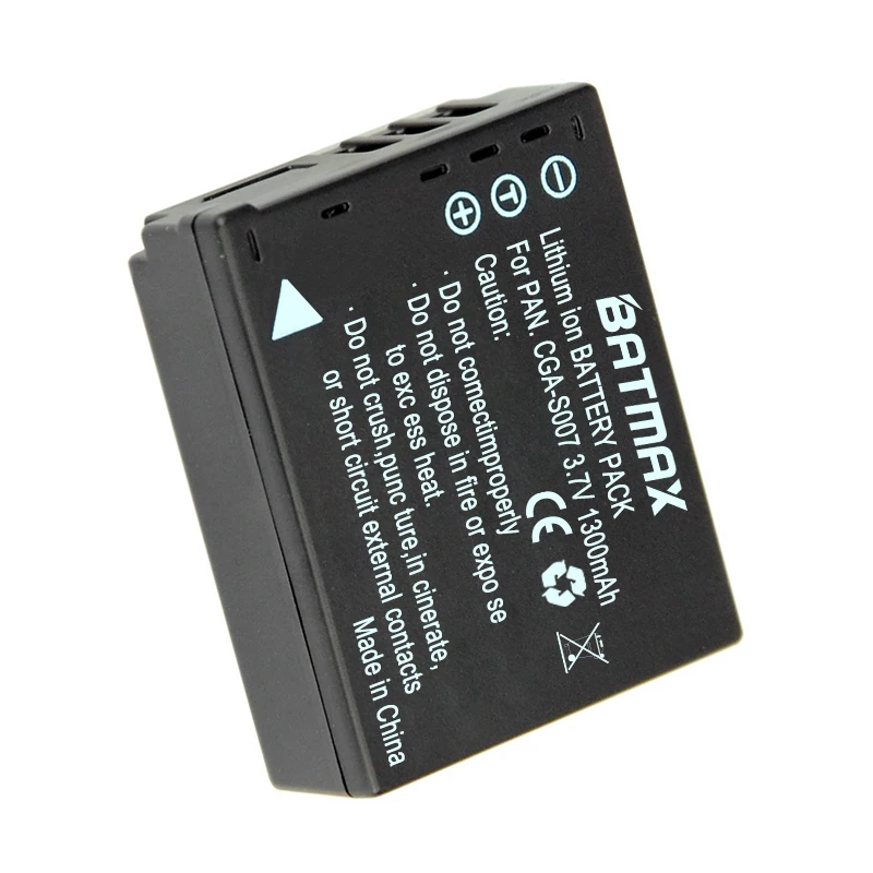 

3.7v 1300mAh CGA-S007 CGA CGR S007E S007 S007A BCD10 Battery for Panasonic DMC TZ1 TZ2 TZ3 TZ4 TZ5 TZ50 TZ15 Batteries bateria