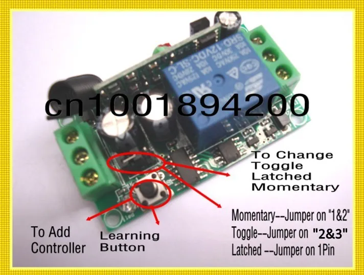 Imagem -04 - Sistema de Controle Remoto de Rádio Receptor Dc12v 3000m Longo Alcance Transmissor de Distância 8ch Controle Remoto Separado 315 433mhz