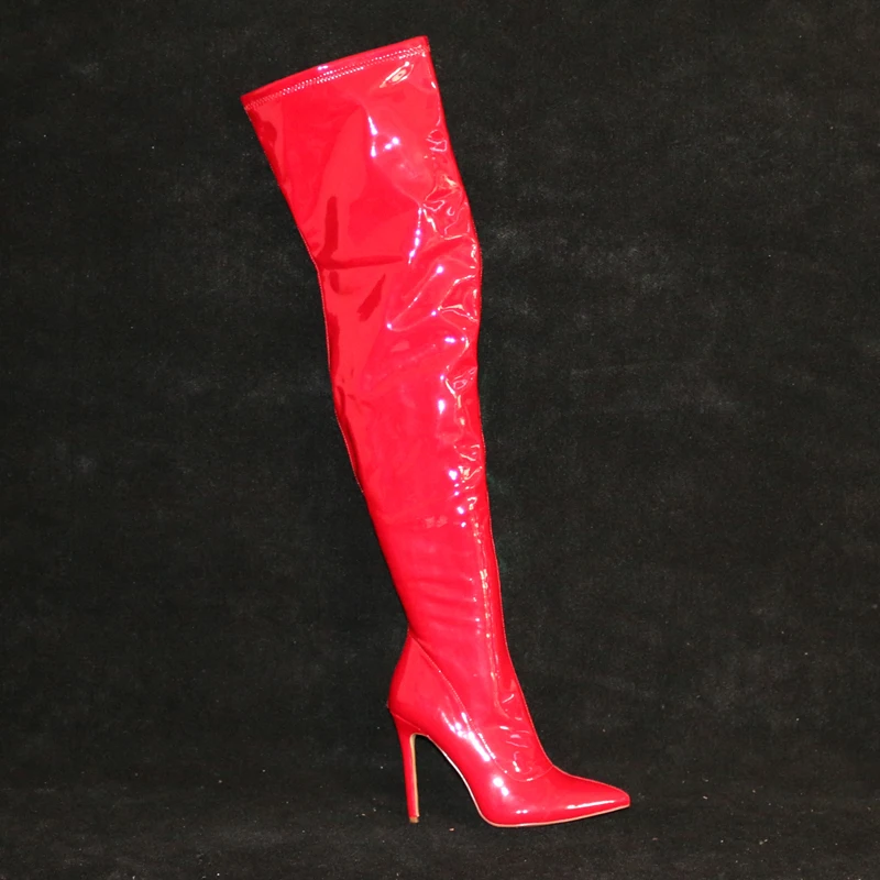 Autumn Winter Women Boots Stretch Slim Thigh High Boots 31inches Fashion Over the Knee Boots 80CM High Boot Woman Sapatos