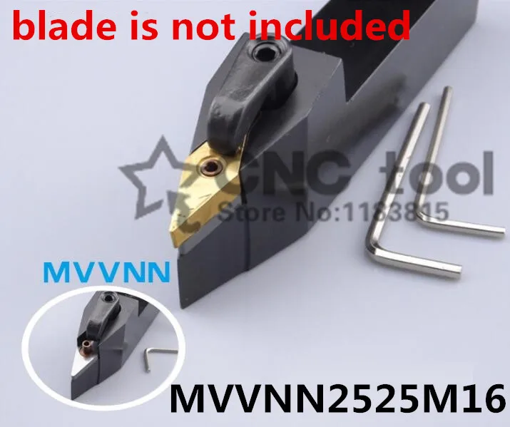 MVVNN2525M16,Metal Lathe Cutting Tools,CNC Turning Tool,Lathe Machine Tools, External Turning Tool Type MVVNN 25*25*150