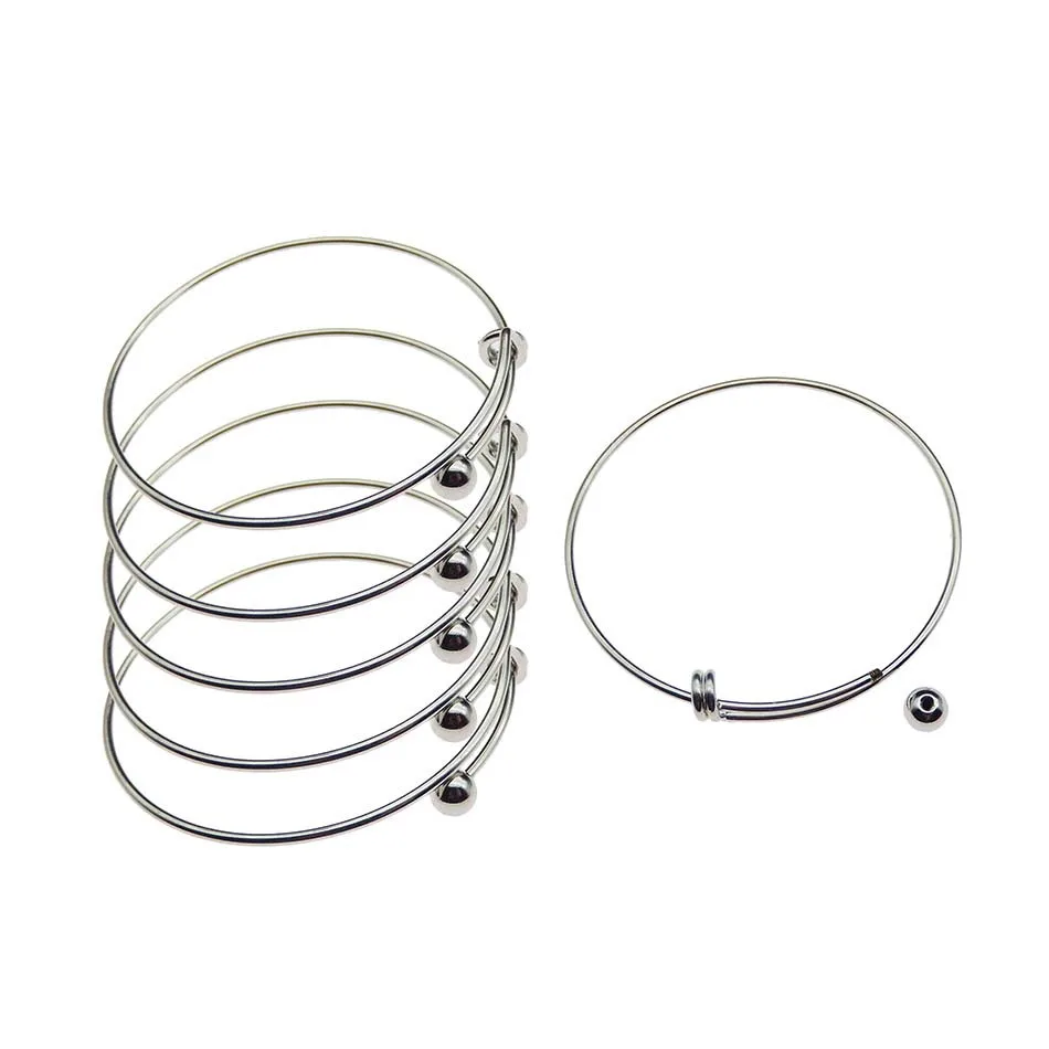 The 10pcs Fashion Bracelet Provides Stainless Steel Toner with Adjustable Copper Wire Air Bracelets Made of Homemade Jewelry