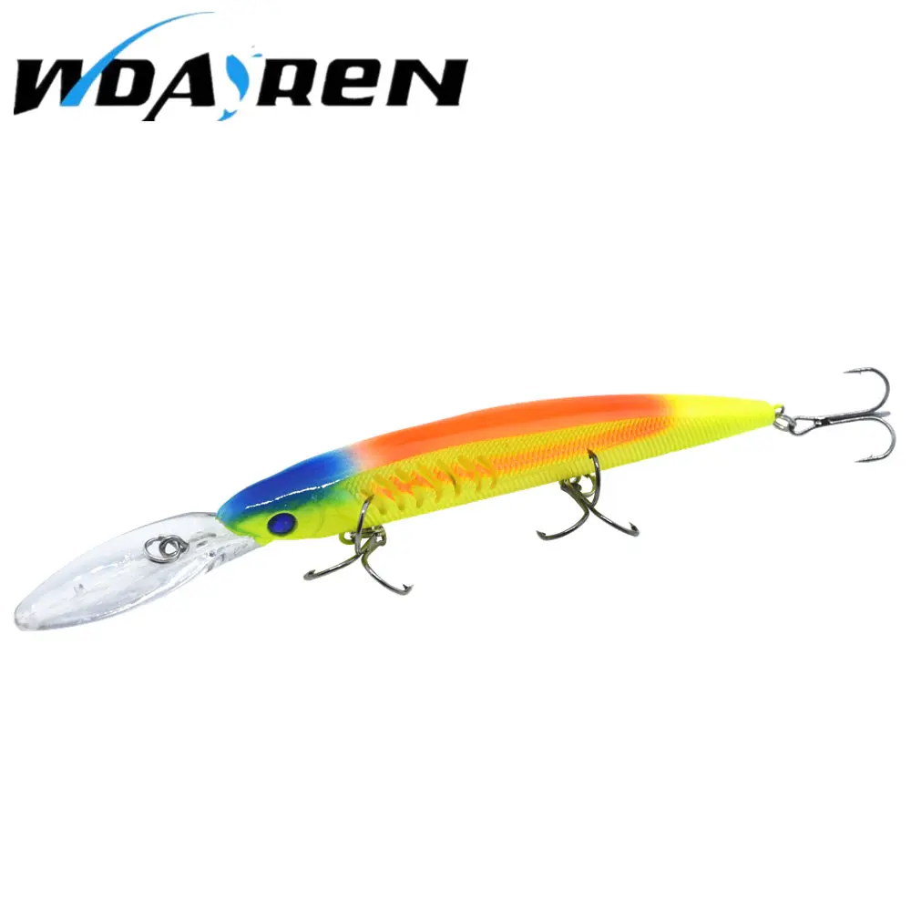 1pcs  Crankbait Wobblers Hard fishing lures 13cm 15g swimbait jointed bait minnow 5 different colors crank minnow bait FA-206