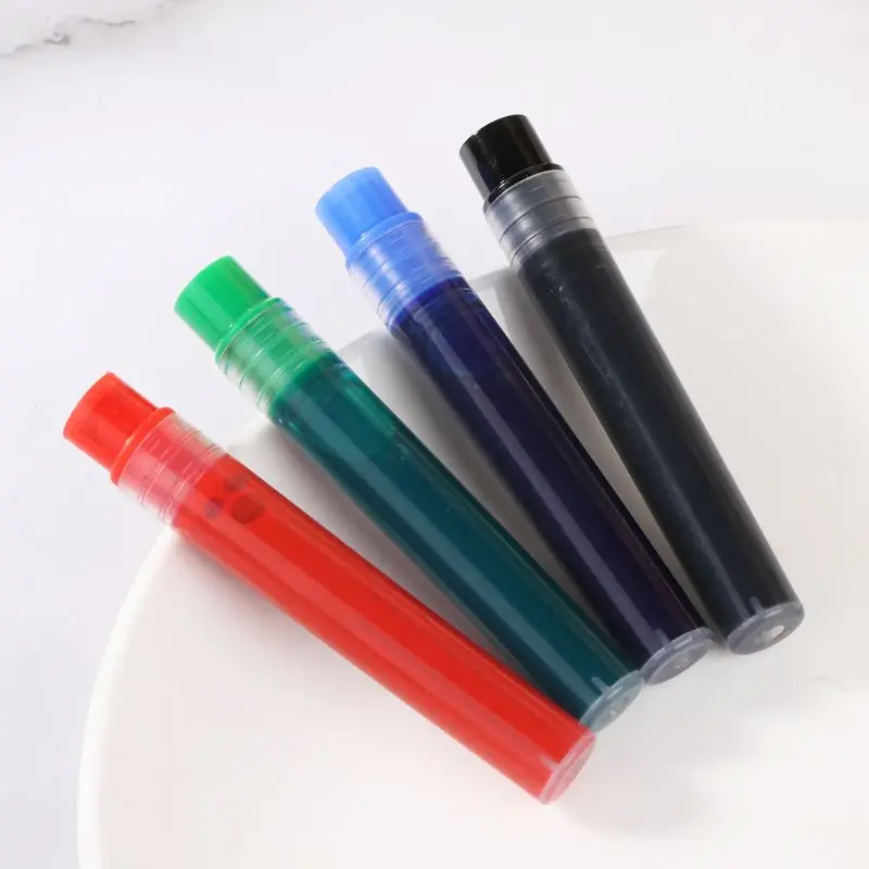 10pcs Replacement Refills for Whiteboard Marker Pen White Board Dry-Erase Pens School Supplies Stationery