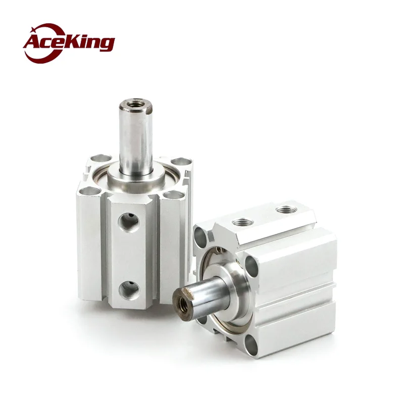 SDAD20X10X15X20X25 '30' 35 '40' 45X50 '75' 100BS المزدوج رمح رقيقة اسطوانة SDAD SDAD20-10 SDAD20-15 SDAD20-20 SDAD20-25 SDAD20-30