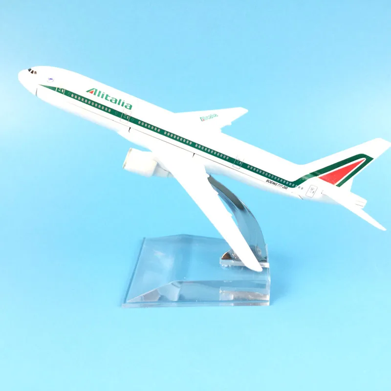 

Free Shipping,ALITALIA Boeing 777 Alitalia,16cm,metal airplane models,airplane model, airbus machine,child gift kids toys