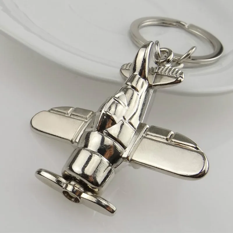 Cute Aviation Air Plane Keychain Aircraft Air Combat Enthusiasts Keychain Lover Gift High Quality Keyring Wholesale 1Pcs