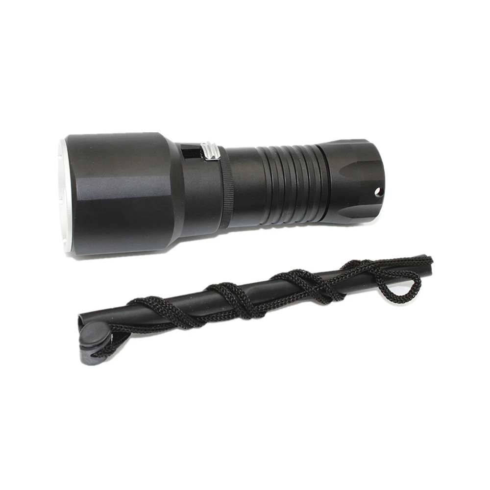 Underwater 100M Scuba Waterproof Diving Flashlight XM-L2 LED White Light Power by 32650 Battery